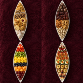 دیس قایقی چینی مدرن (طرح برگ) درجه دو